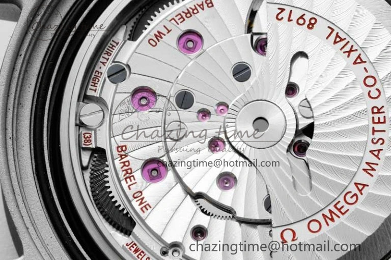 Seamaster 6000M Ultra Deep SS SBF 1:1 Best Edition Black Dial on Black Nylon Strap A8912 Super Clone