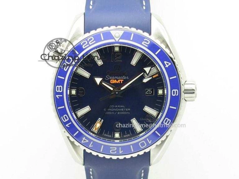 Seamaster 6000M Ultra Deep SS SBF 1:1 Best Edition Deep Blue Dial on SS Bracelet A8912 Super Clone
