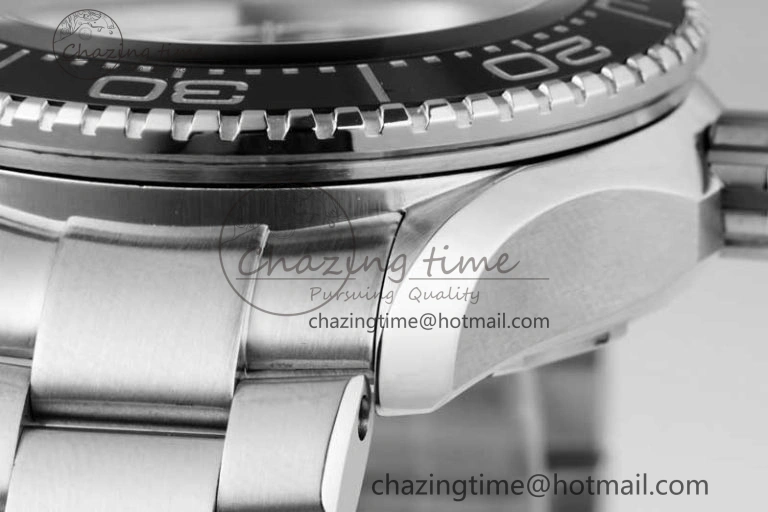 Seamaster 6000M Ultra Deep SS SBF 1:1 Best Edition Deep Blue Dial on SS Bracelet A8912 Super Clone