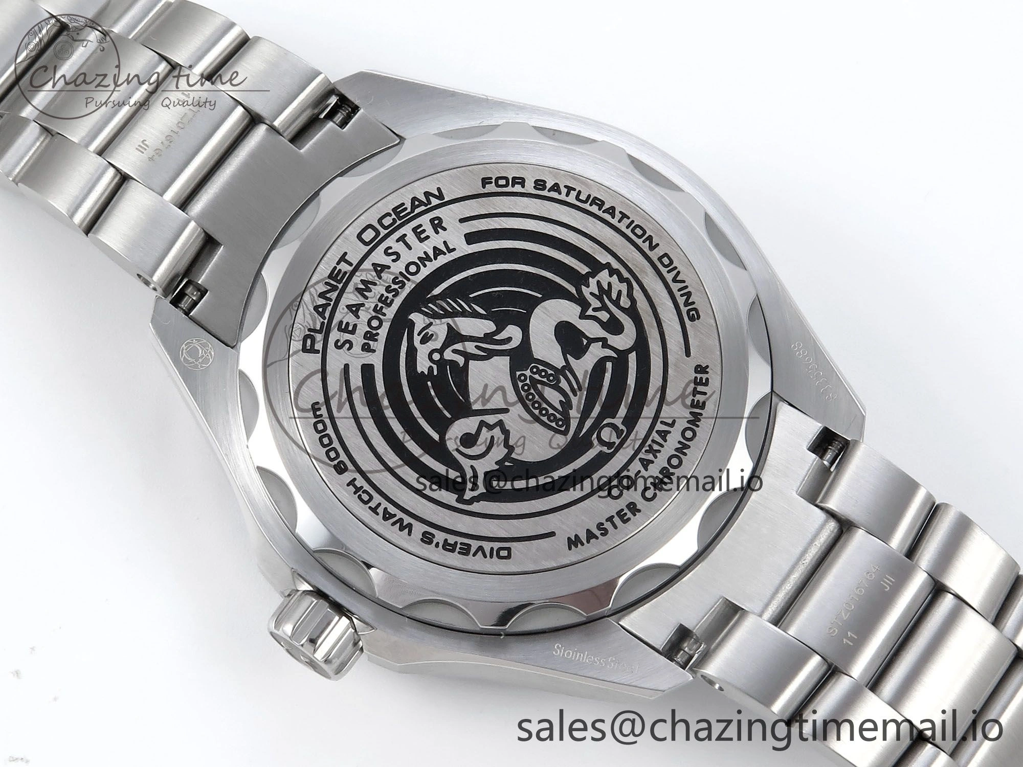 Seamaster 6000M Ultra Deep SS VRF 1:1 Best Edition Deep Blue Dial on SS Bracelet A8912 Super Clone
