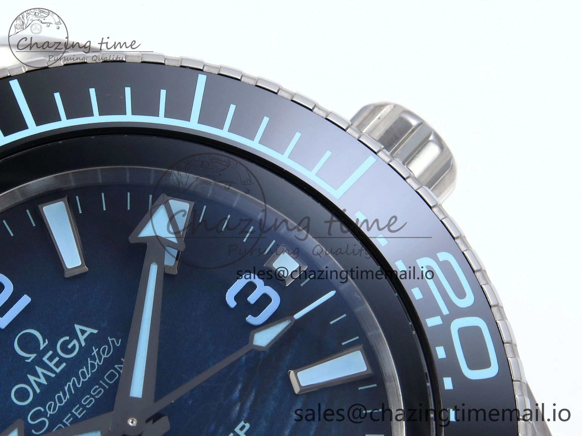 Seamaster 6000M Ultra Deep SS VRF 1:1 Best Edition Deep Sea Dial on SS Bracelet A8912 Super Clone