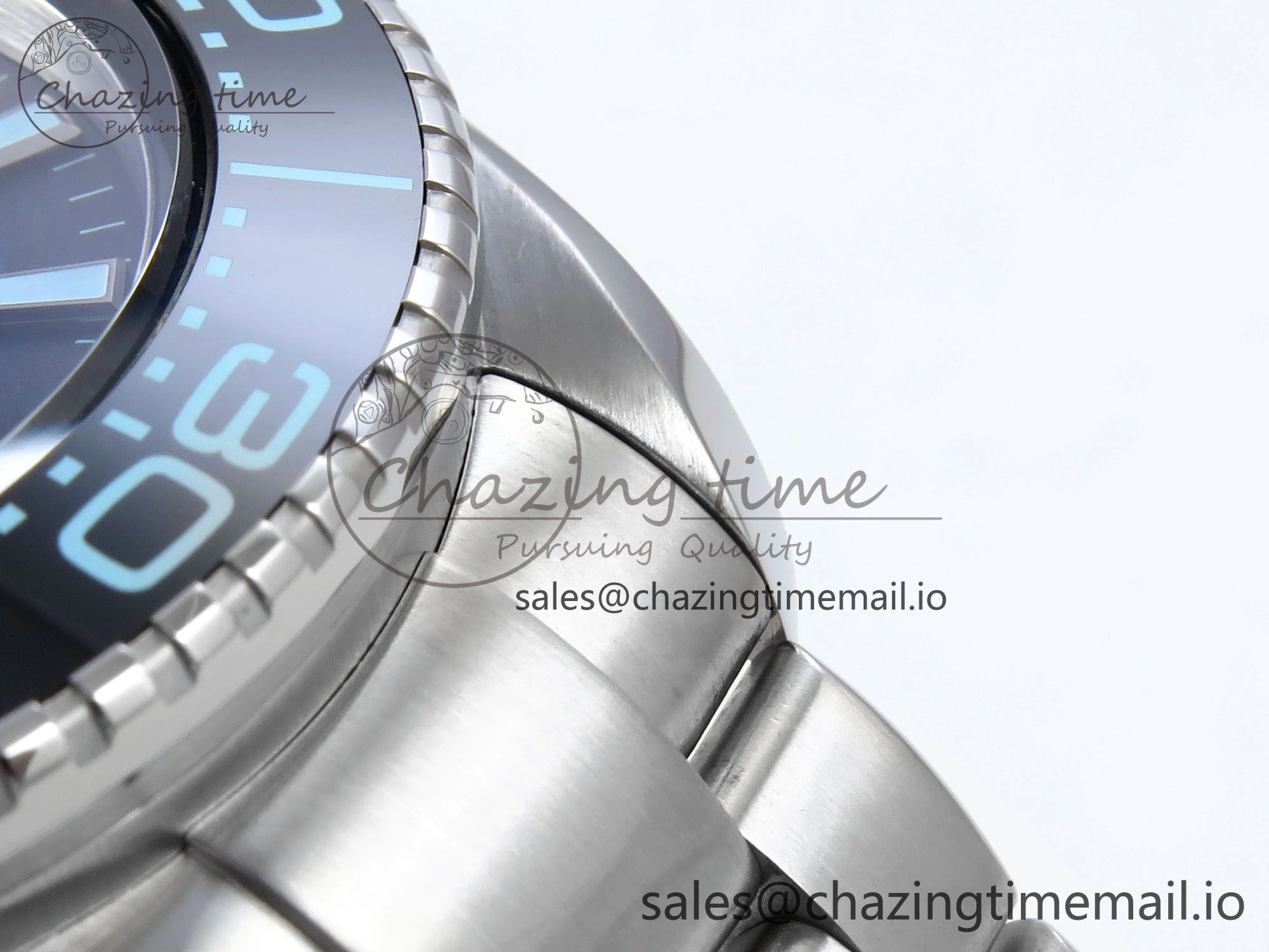 Seamaster 6000M Ultra Deep SS VRF 1:1 Best Edition Deep Sea Dial on SS Bracelet A8912 Super Clone