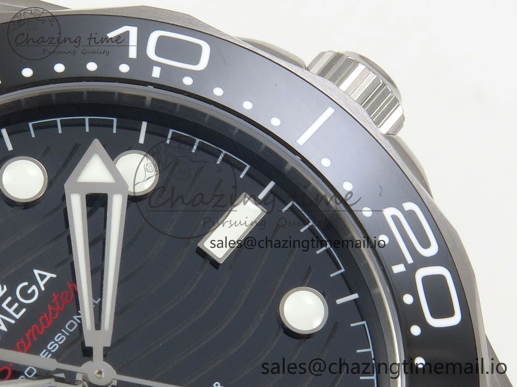 Seamaster Diver 300M Black Ceramic Bezel V4 VSF 1:1 Best Edition Black Dial On SS Bracelet Super Clone Asian 8800