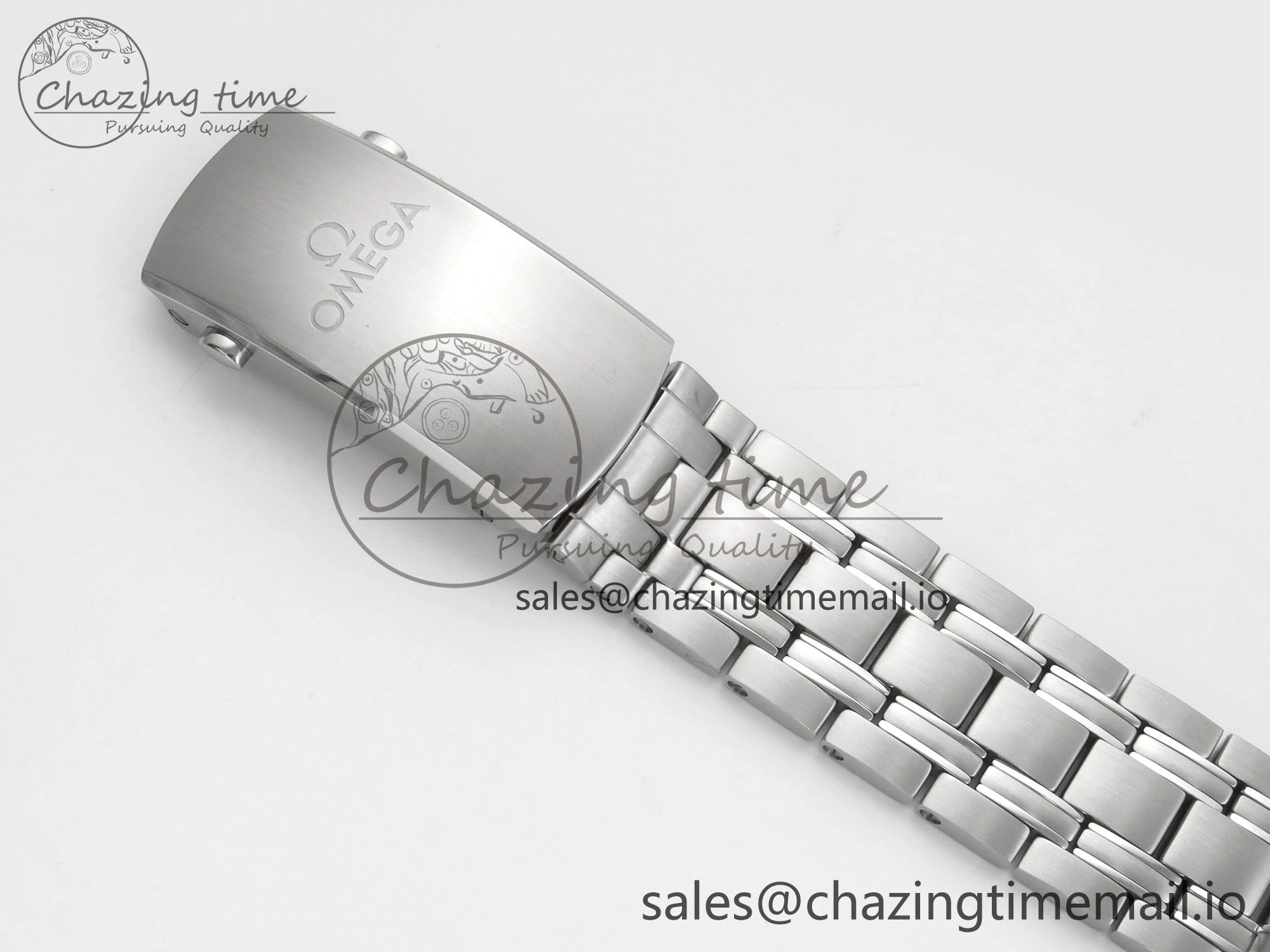 Seamaster Diver 300M Black Ceramic Bezel V4 VSF 1:1 Best Edition Blue Dial On SS Bracelet Super Clone Asian 8800