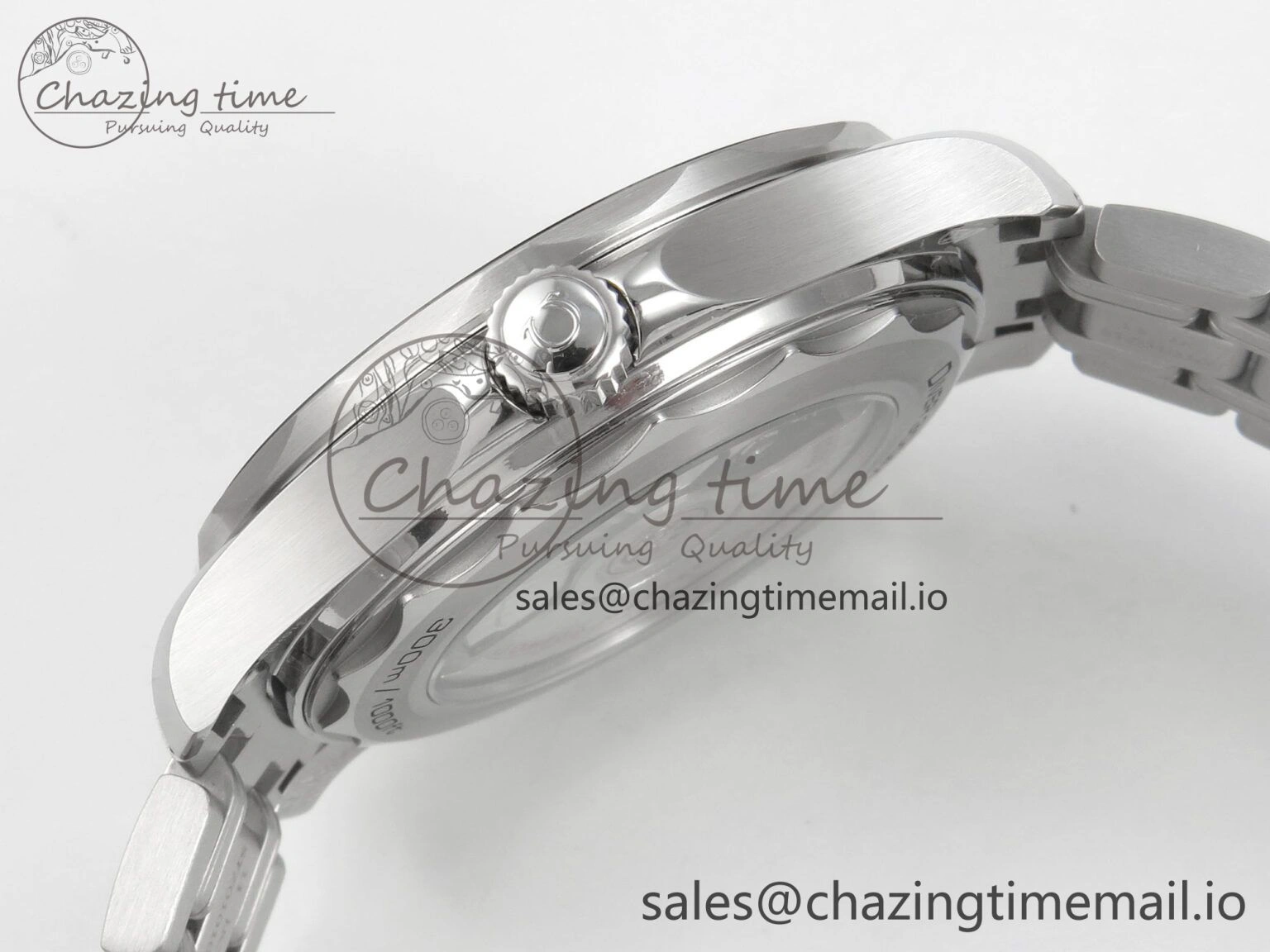 Seamaster Diver 300M Black Ceramic Bezel V4 VSF 1:1 Best Edition White Dial On SS Bracelet Super Clone Asian 8800