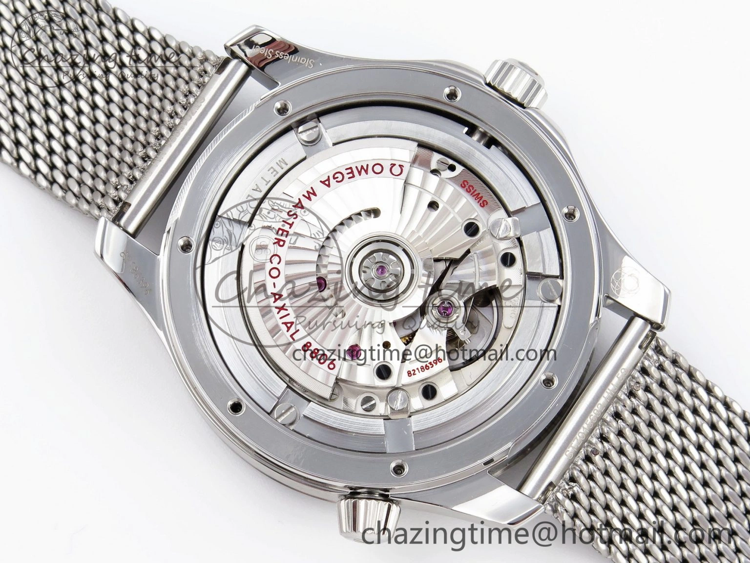 Seamaster Diver 300M James Bond 007 60th Anniversary VSF 1:1 Best Edition  Blue Dial on Mesh Bracelet A8806
