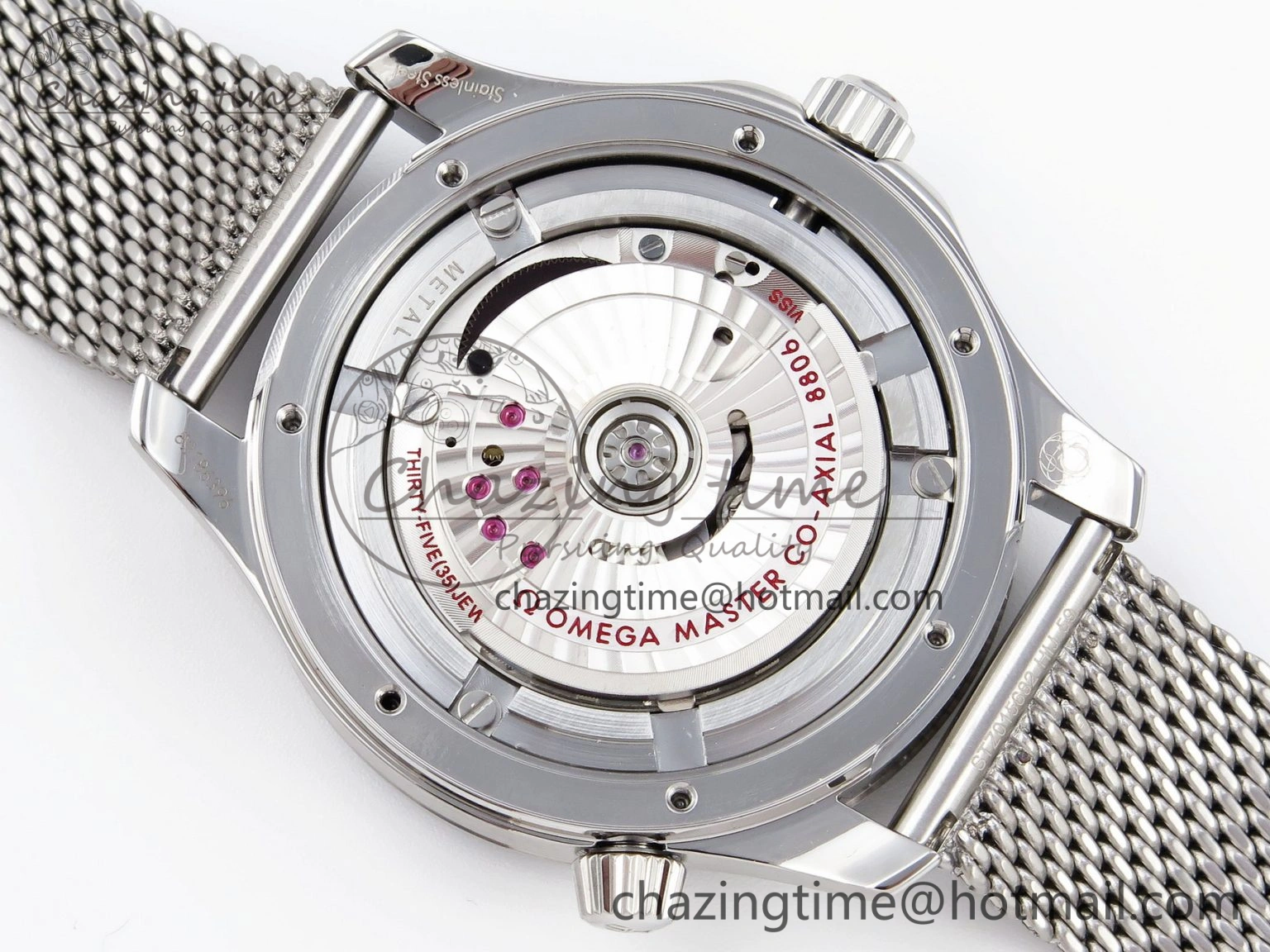 Seamaster Diver 300M James Bond 007 60th Anniversary VSF 1:1 Best Edition  Blue Dial on Mesh Bracelet A8806