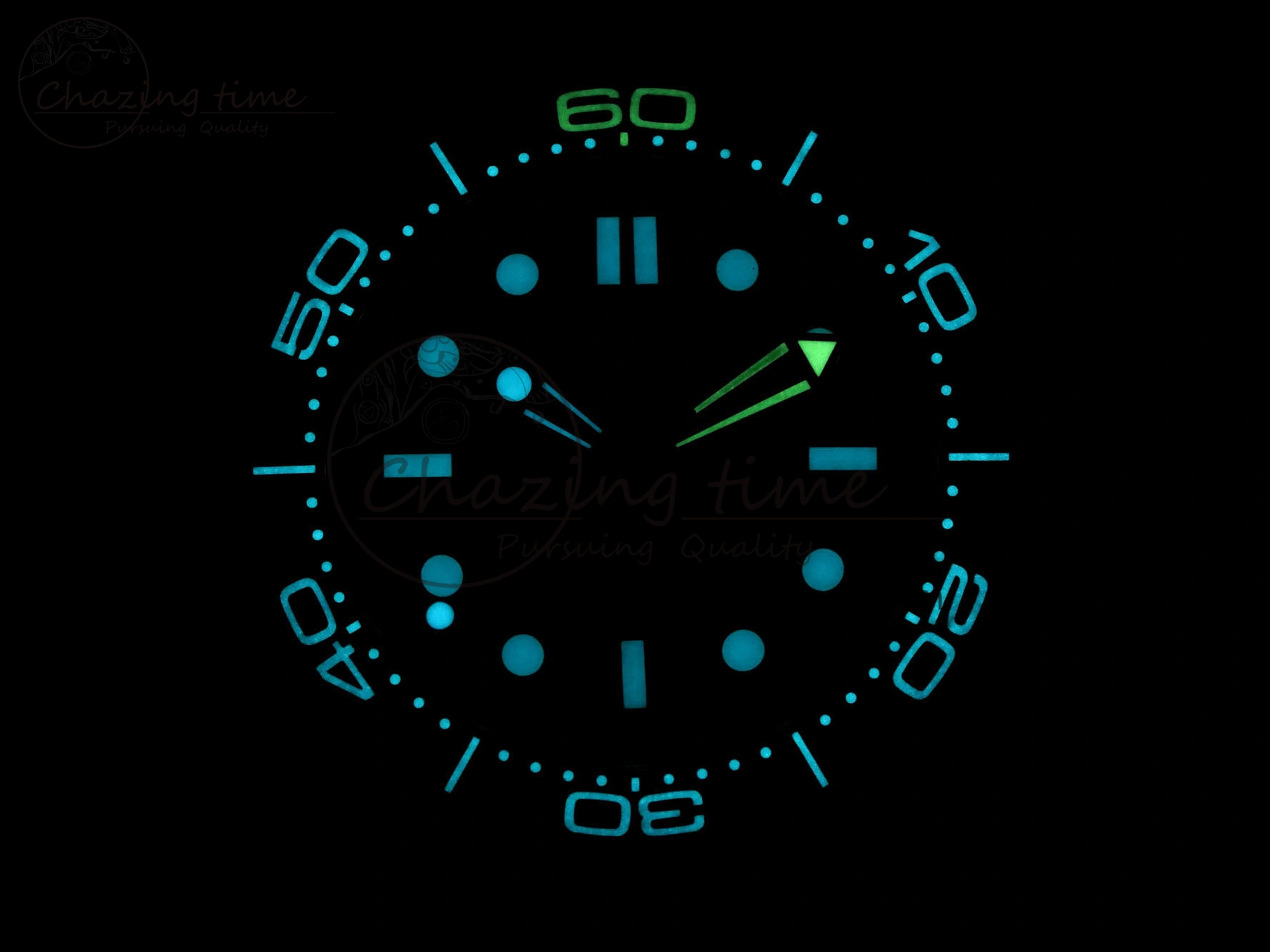 Seamaster Diver 300M James Bond 007 60th Anniversary VSF 1:1 Best Edition  Blue Dial on Mesh Bracelet A8806
