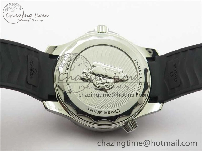Seamaster Diver 300M Nekton VSF 1:1 Best Edition Black Dial on Black Rubber Strap A8806