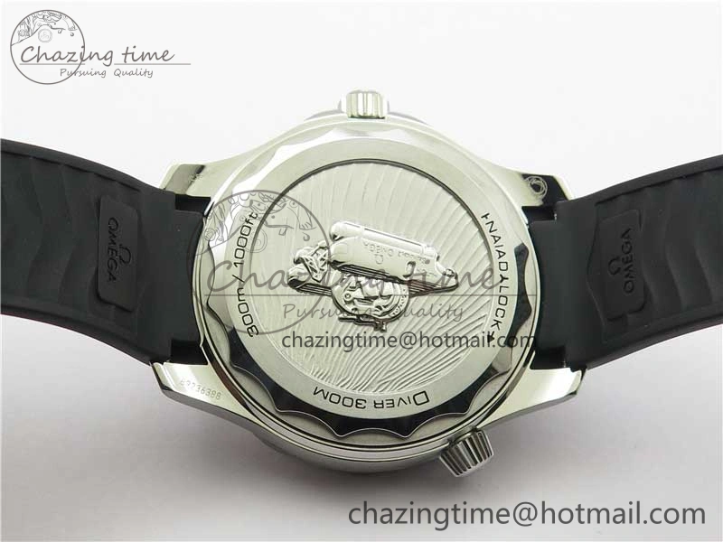 Seamaster Diver 300M Nekton VSF 1:1 Best Edition Black Dial on Black Rubber Strap A8806