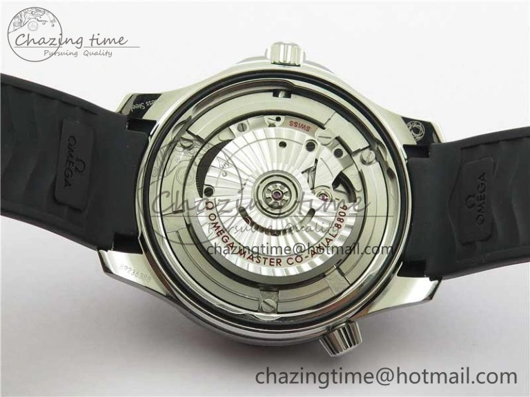 Seamaster Diver 300M Nekton VSF 1:1 Best Edition Black Dial on Black Rubber Strap A8806
