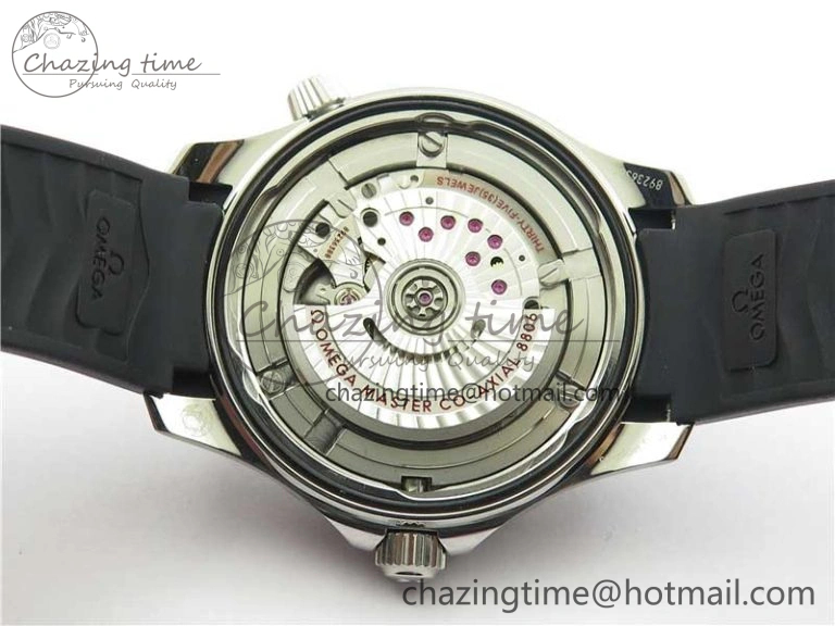 Seamaster Diver 300M Nekton VSF 1:1 Best Edition Black Dial on Black Rubber Strap A8806