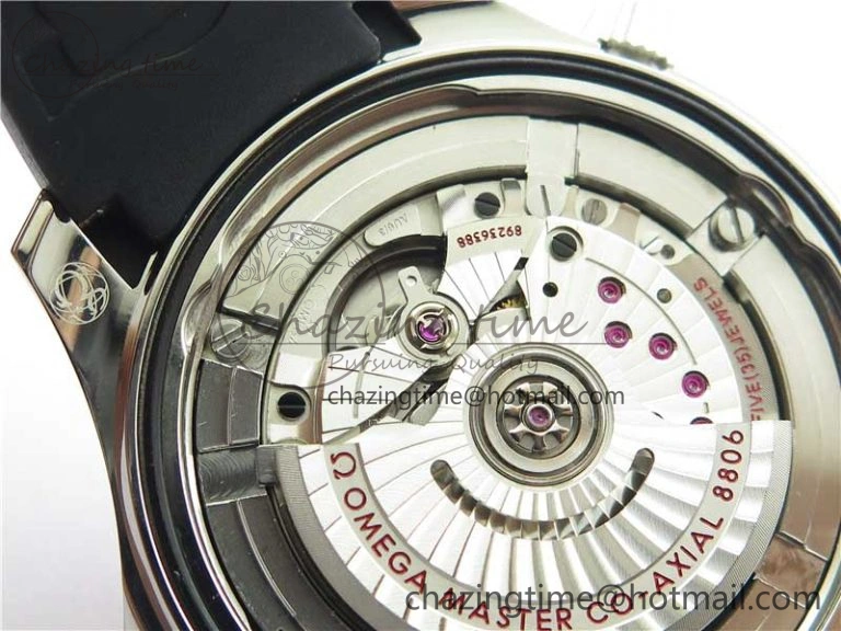 Seamaster Diver 300M Nekton VSF 1:1 Best Edition Black Dial on Black Rubber Strap A8806