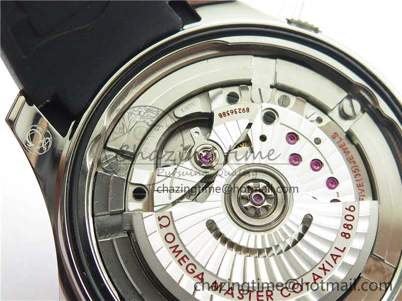 Seamaster Diver 300M Nekton VSF 1:1 Best Edition Black Dial on Black Rubber Strap A8806