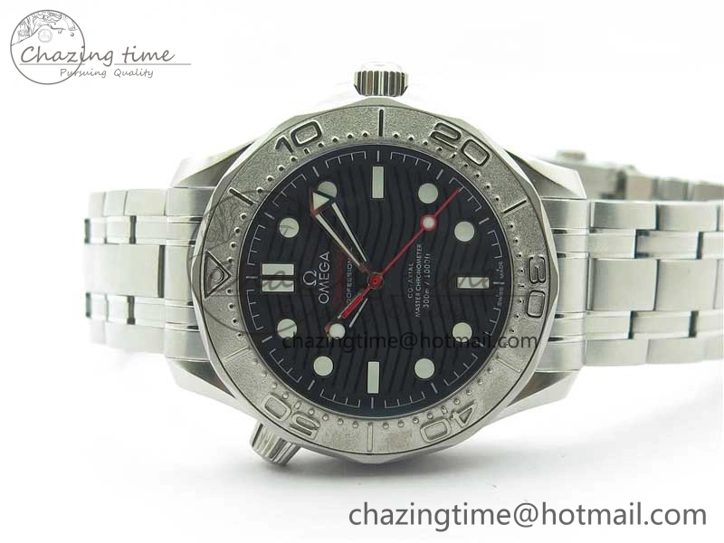 Seamaster Diver 300M Nekton VSF 1:1 Best Edition Black Dial on SS Bracelet A8806