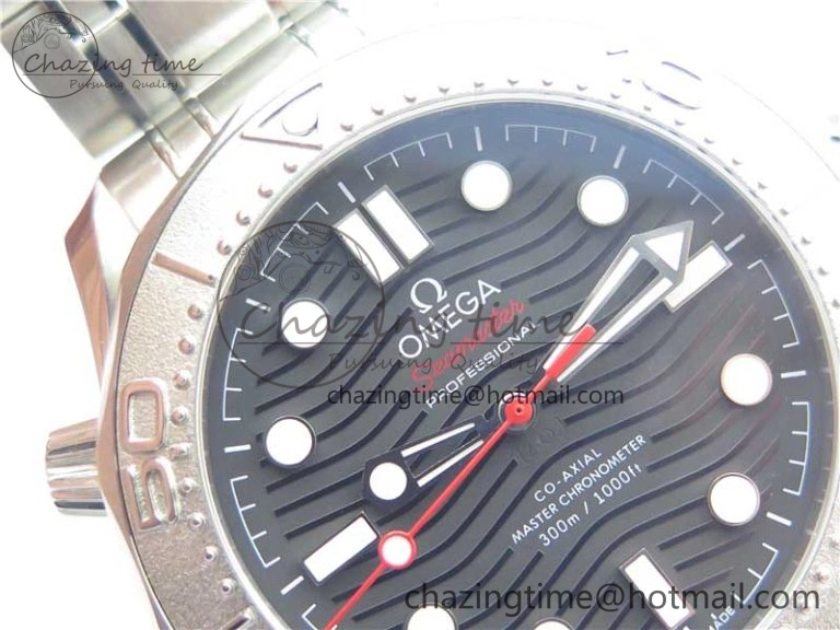 Seamaster Diver 300M Nekton VSF 1:1 Best Edition Black Dial on SS Bracelet A8806
