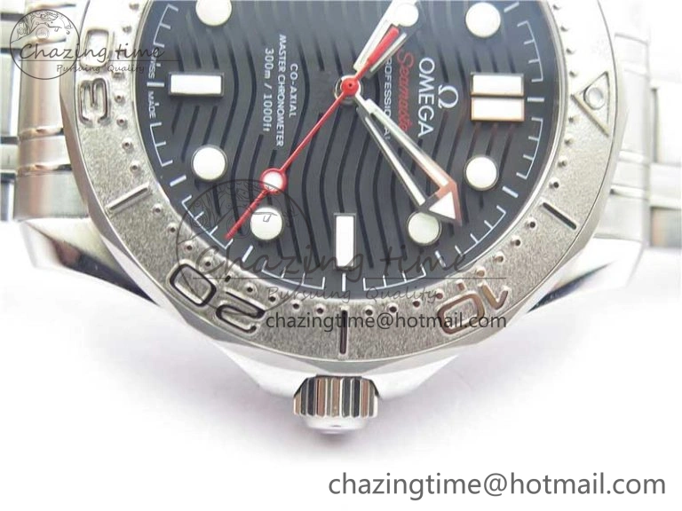 Seamaster Diver 300M Nekton VSF 1:1 Best Edition Black Dial on SS Bracelet A8806