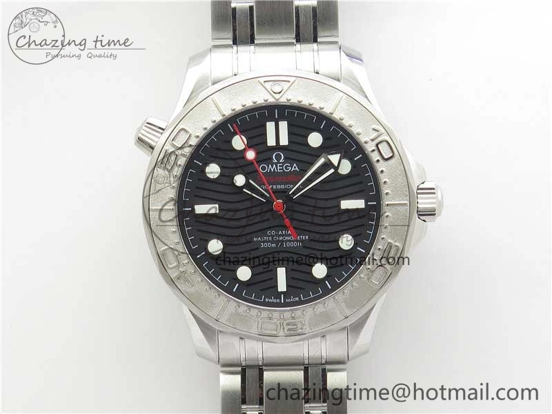 Seamaster Diver 300M Nekton VSF 1:1 Best Edition Black Dial on SS Bracelet A8806