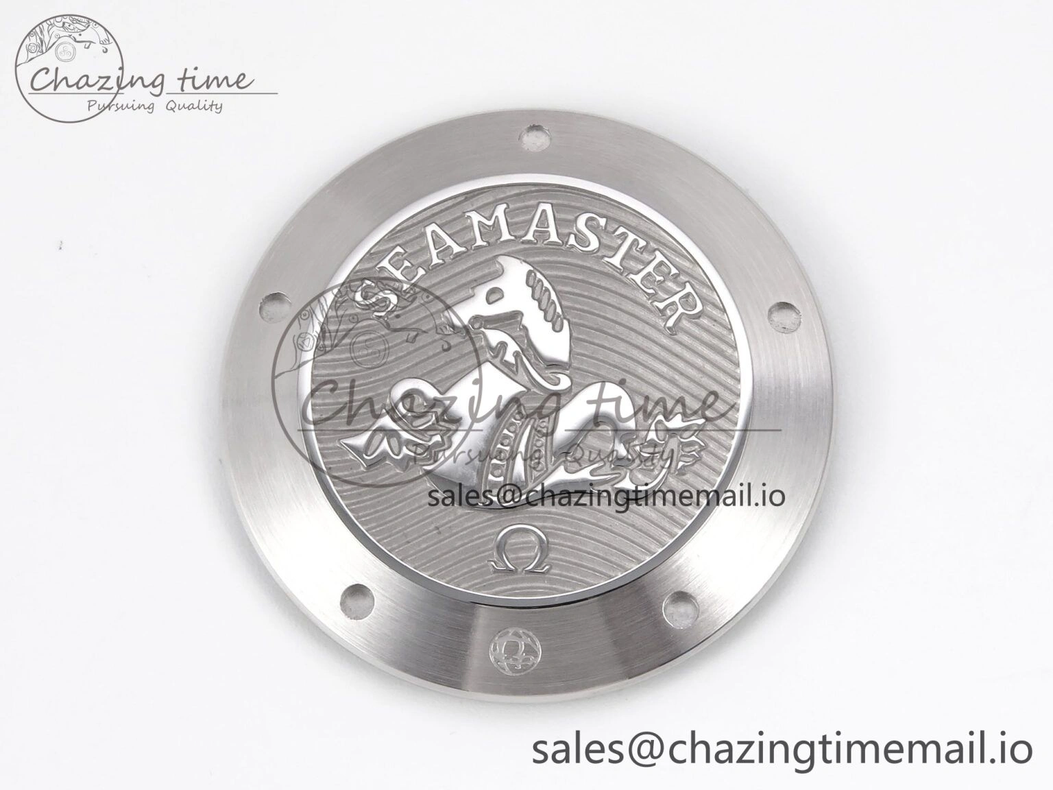 Seamaster Diver 300M OMF 1:1 Best Edition Black Ceramic Black Dial on SS Bracelet A2500