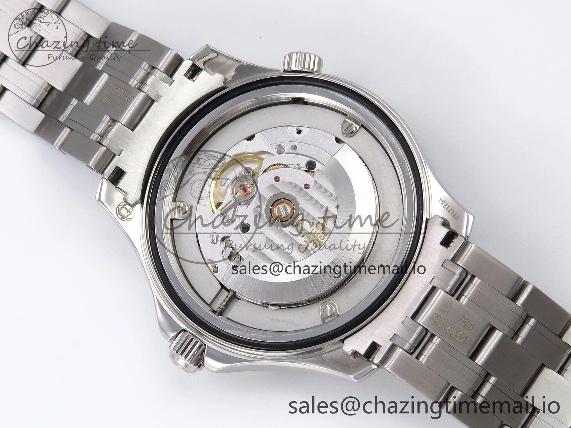 Seamaster Diver 300M OMF 1:1 Best Edition Blue Ceramic Blue Dial on SS Bracelet A2500