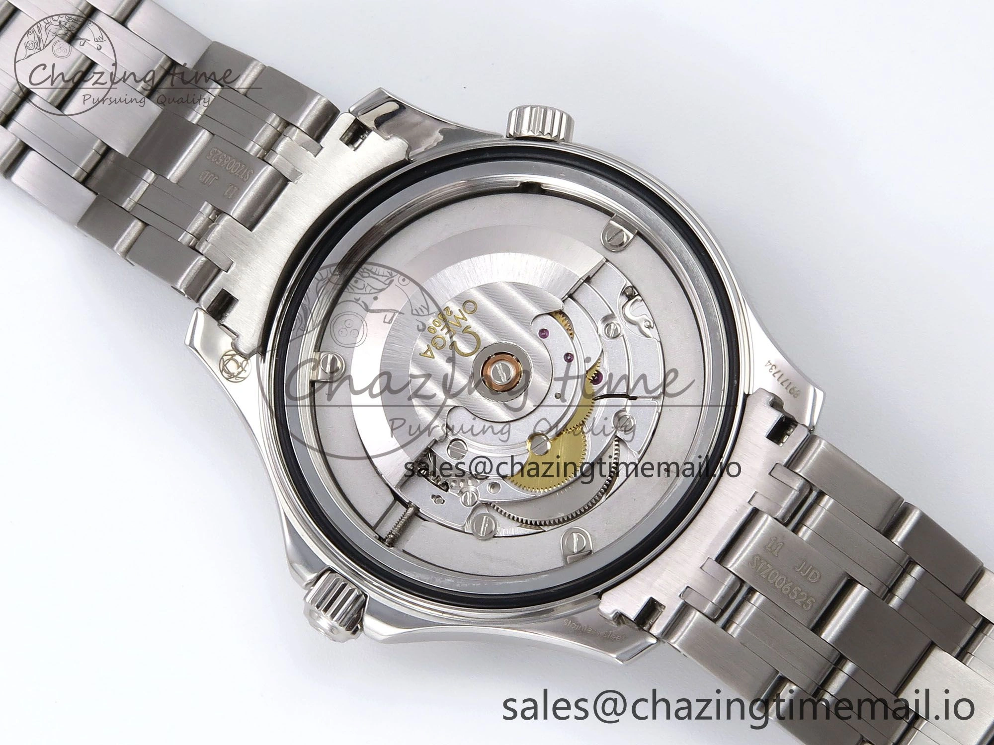Seamaster Diver 300M OMF 1:1 Best Edition Blue Ceramic Blue Dial on SS Bracelet A2500