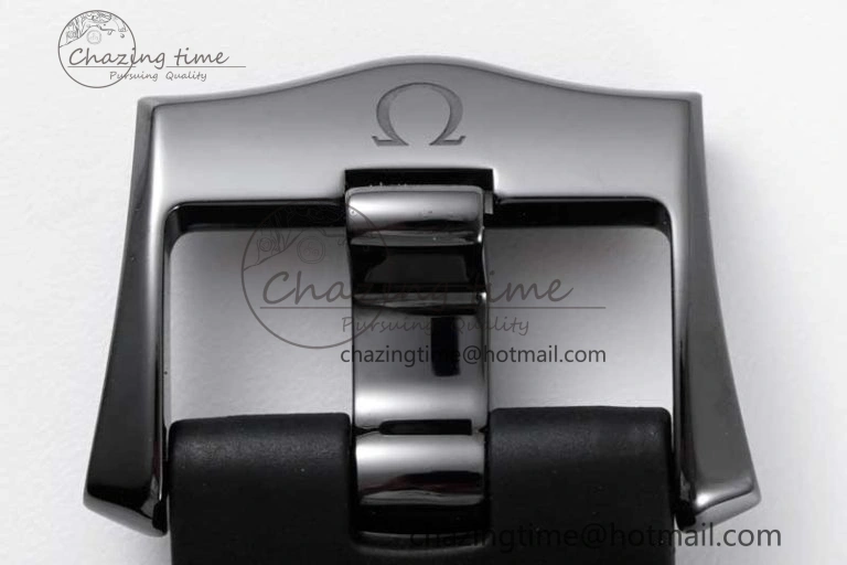 Seamaster Diver 300M ORF 1:1 Best Edition Black Ceramic Black Dial on Black Rubber Strap A8806