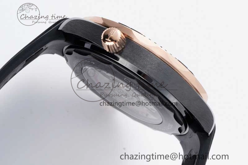 Seamaster Diver 300M ORF 1:1 Best Edition Black Ceramic Black Dial on Black Rubber Strap A8806
