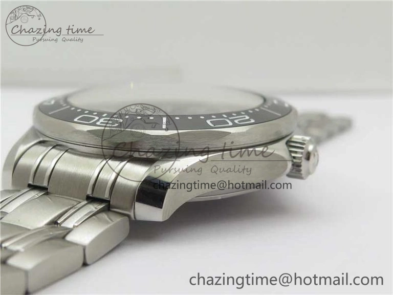 Seamaster Diver 300M ORF 1:1 Best Edition Black Ceramic Black Dial on SS Bracelet A8800