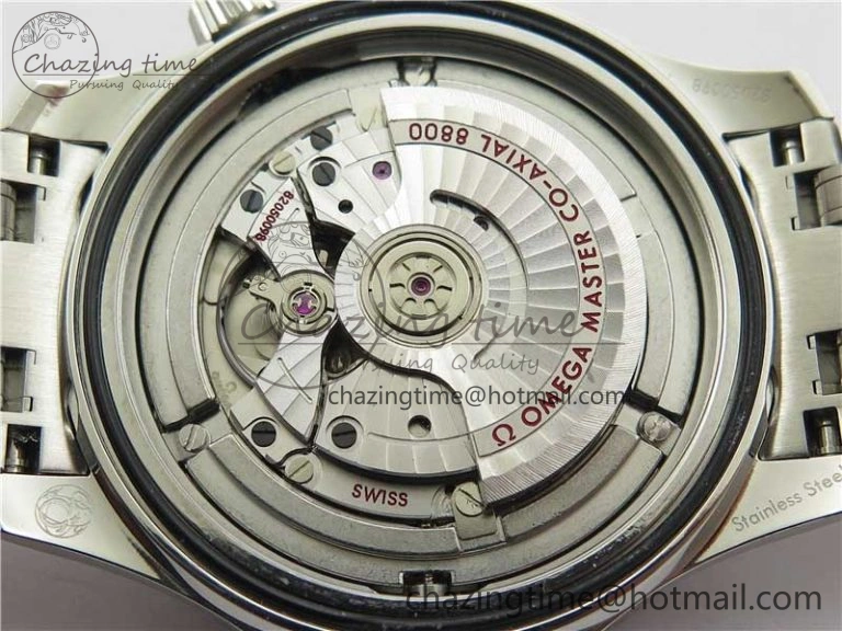 Seamaster Diver 300M ORF 1:1 Best Edition Black Ceramic Black Dial on SS Bracelet A8800