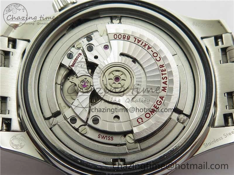 Seamaster Diver 300M ORF 1:1 Best Edition Black Ceramic Black Dial on SS Bracelet A8800