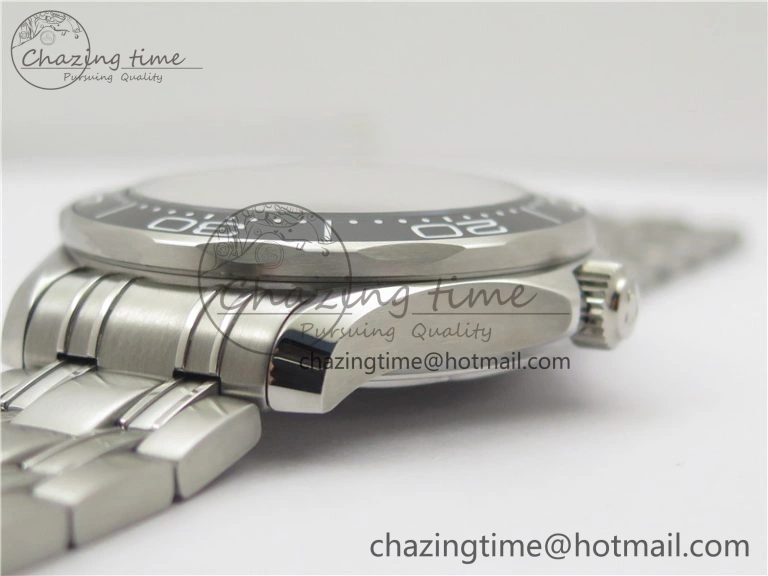Seamaster Diver 300M ORF 1:1 Best Edition Black Ceramic White Dial on SS Bracelet A8800