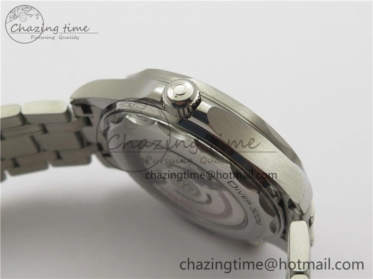 Seamaster Diver 300M ORF 1:1 Best Edition Blue Ceramic Gray Dial on SS Bracelet A8800