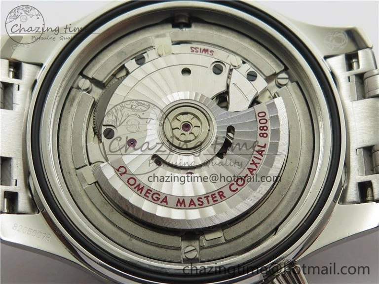 Seamaster Diver 300M ORF 1:1 Best Edition Blue Ceramic Gray Dial on SS Bracelet A8800