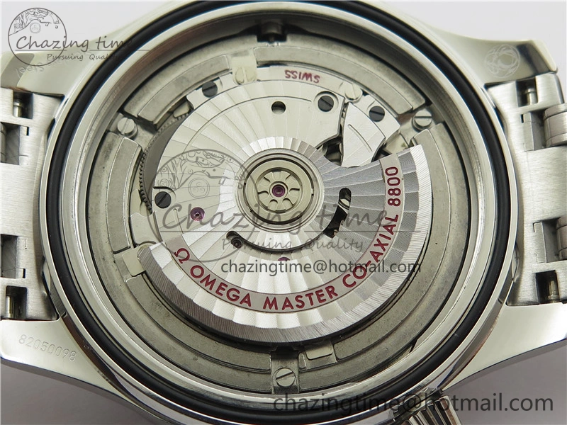 Seamaster Diver 300M ORF 1:1 Best Edition Blue Ceramic Gray Dial on SS Bracelet A8800