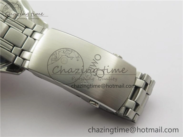 Seamaster Diver 300M ORF 1:1 Best Edition Blue Ceramic Gray Dial on SS Bracelet A8800
