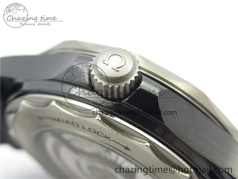 Seamaster Diver 300M Real Ceramic Case VSF 1:1 Best Edition on Black Rubber Strap A8806 (Free Nato)
