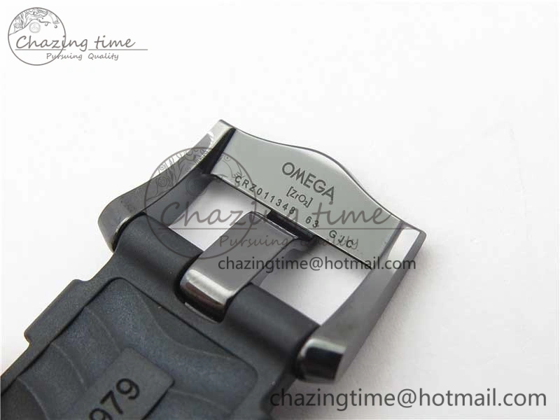 Seamaster Diver 300M Real Ceramic Case VSF 1:1 Best Edition on Black Rubber Strap A8806 (Free Nato)