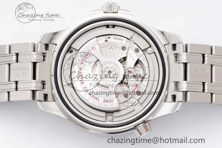 Seamaster Diver 300M SS Blue Ceramic Bezel JVSF 1:1 Best Edition Blue Dial on SS Bracelet A2824