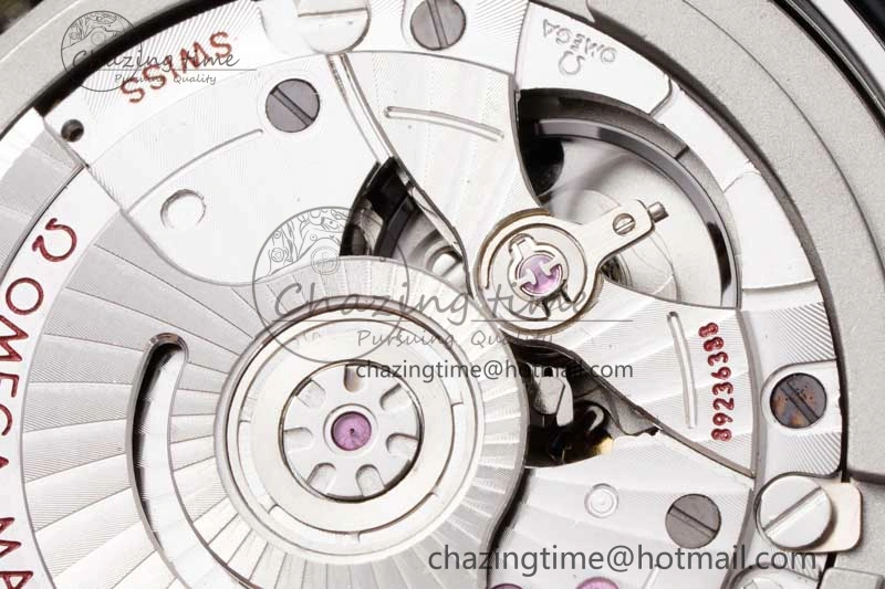 Seamaster Diver 300M SS Blue Ceramic Bezel JVSF 1:1 Best Edition Gray Dial on SS Bracelet A2824