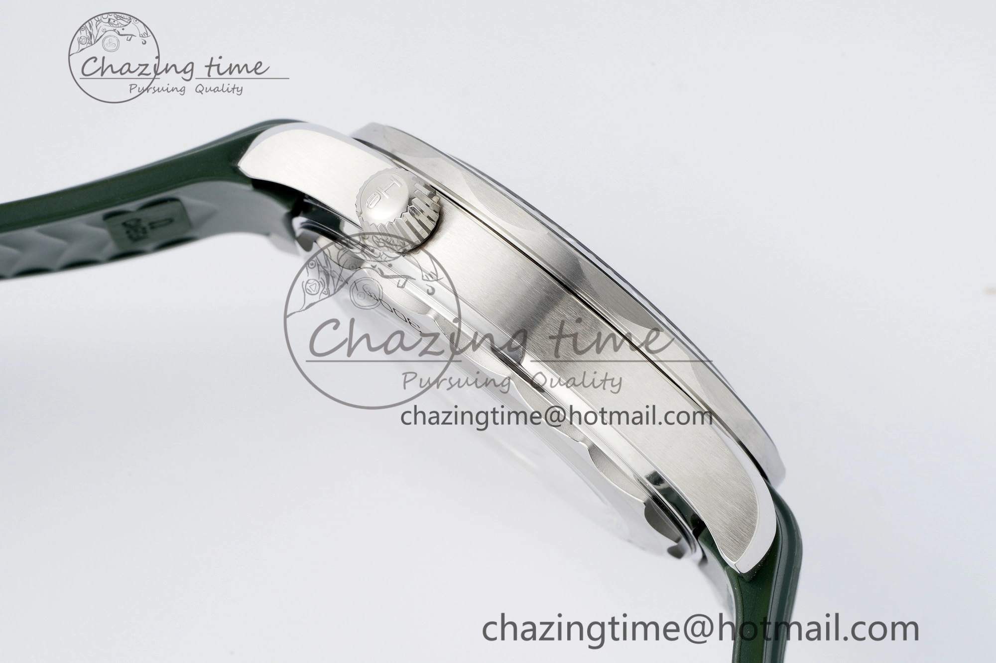 Seamaster Diver 300M VSF 1:1 Best Edition Green Ceramic Green Dial on Green Rubber Strap A8800 V2