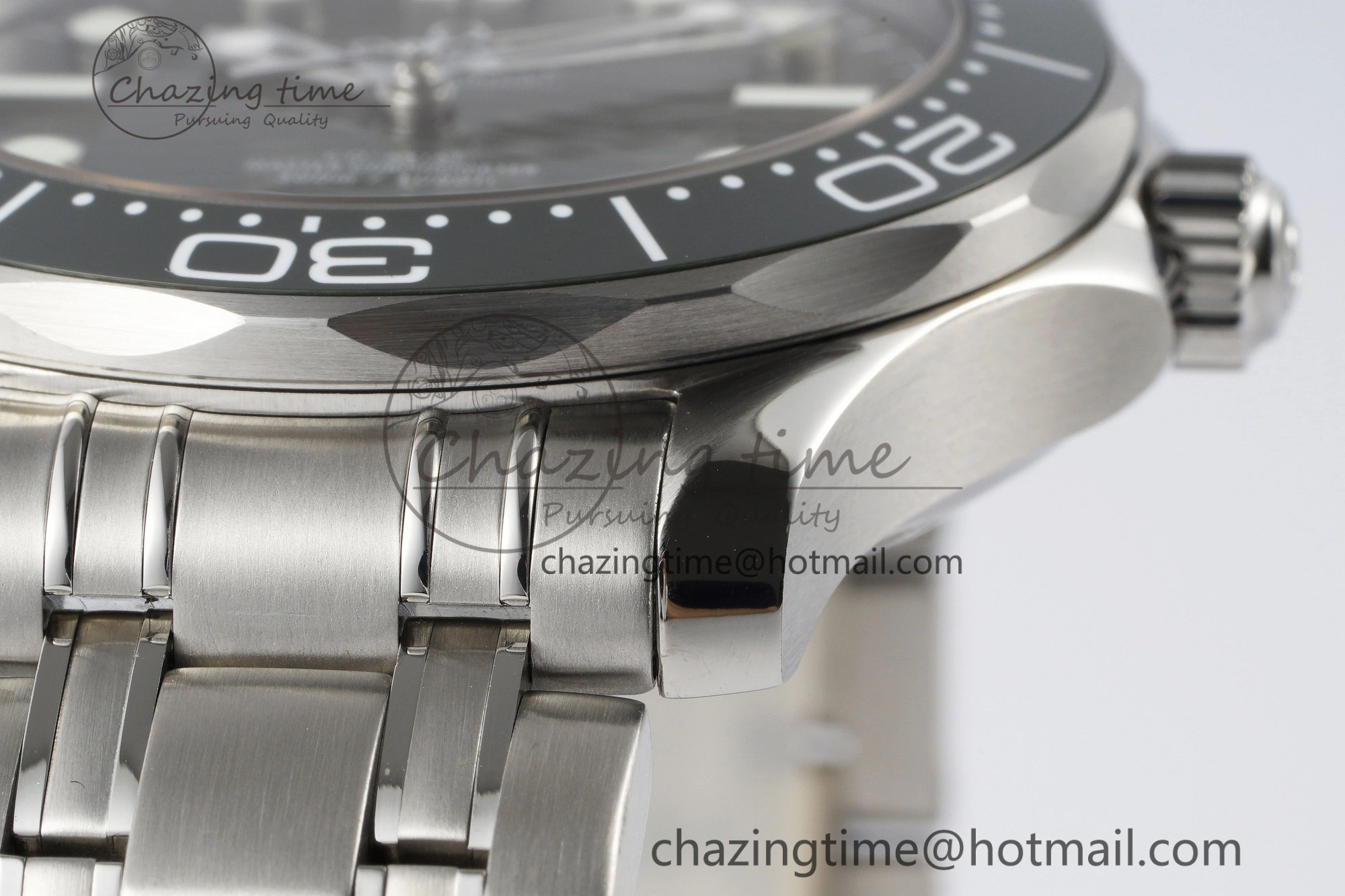 Seamaster Diver 300M VSF 1:1 Best Edition Green Ceramic Green Dial on SS Bracelet A8800 V2