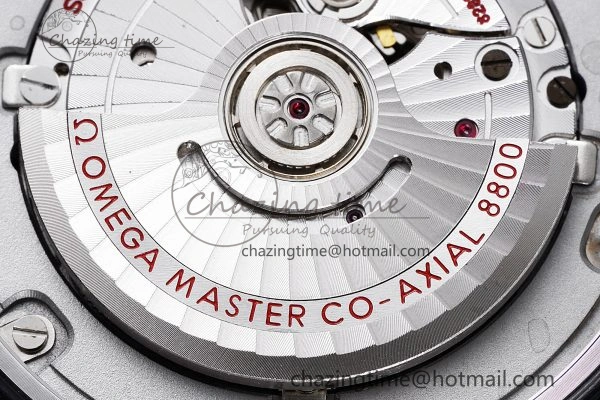 Seamaster Diver 300M ZF 1:1 Best Edition Black Ceramic Black Dial on Black Rubber Strap A8800