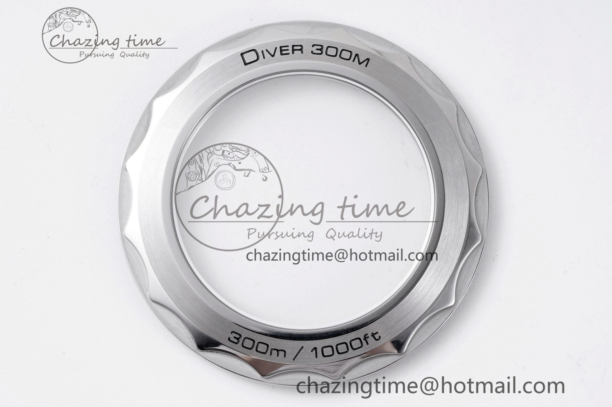 Seamaster Diver 300M ZF 1:1 Best Edition Black Ceramic Black Dial on Black Rubber Strap A8800