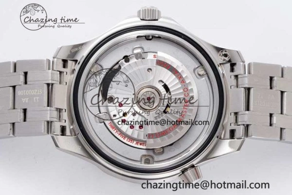 Seamaster Diver 300M ZF 1:1 Best Edition Black Ceramic Black Dial on SS Bracelet A8800