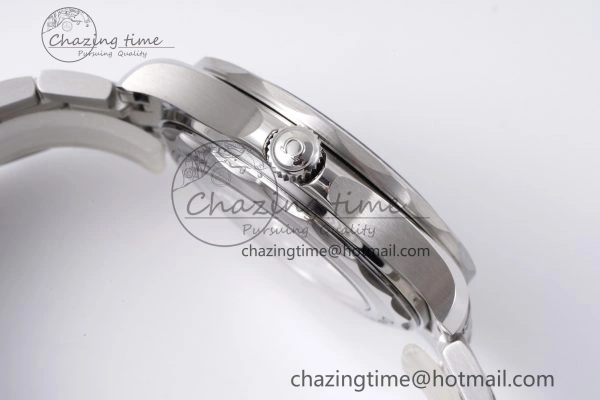 Seamaster Diver 300M ZF 1:1 Best Edition Blue Ceramic Gray Dial on SS Bracelet A8800