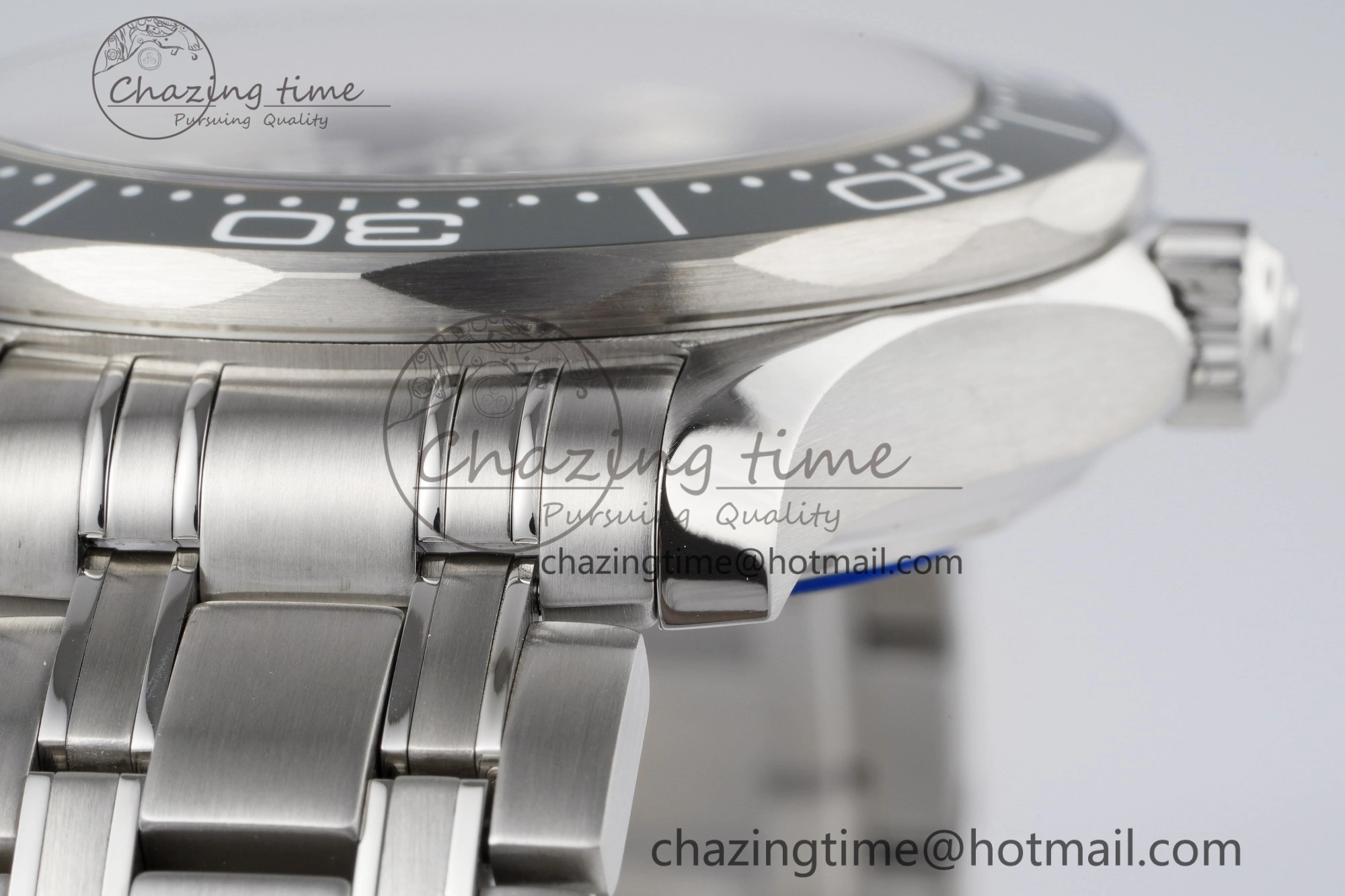 Seamaster Diver 300M ZF 1:1 Best Edition Green Ceramic Green Dial on SS Bracelet A8800