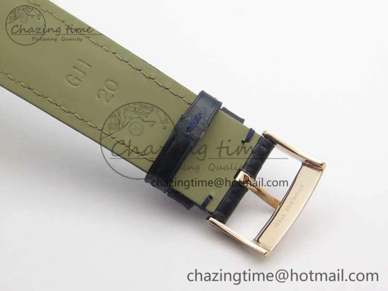 Seamaster Edizione Venezia RG Best Edition Blue Dial On Leather Strap A8800
