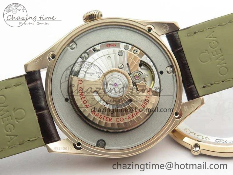 Seamaster Edizione Venezia RG Best Edition Blue Dial On Leather Strap A8800