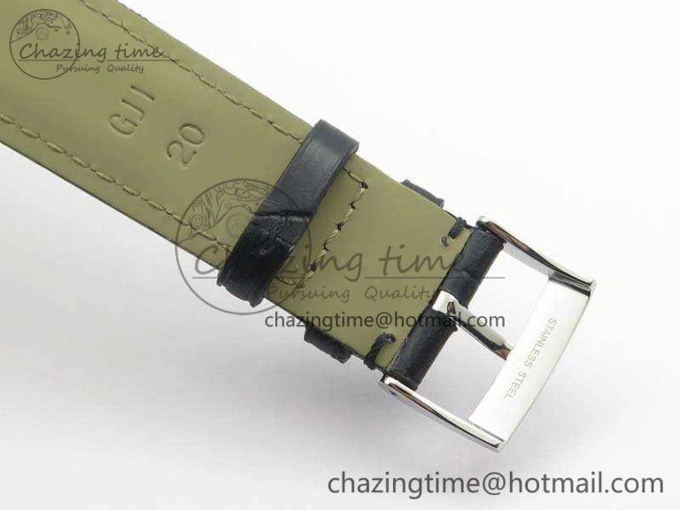 Seamaster Edizione Venezia SS Best Edition Black Dial On Leather Strap A8800