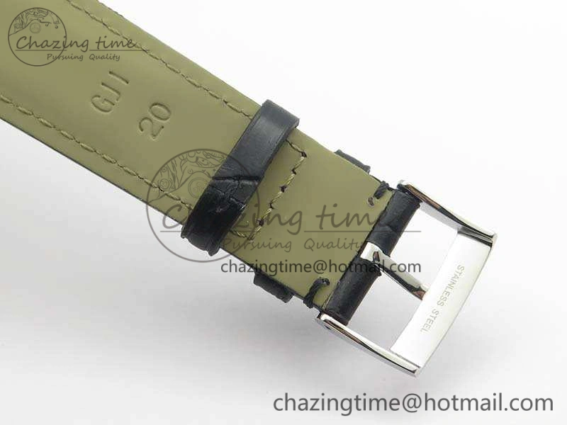 Seamaster Edizione Venezia SS Best Edition Black Dial On Leather Strap A8800